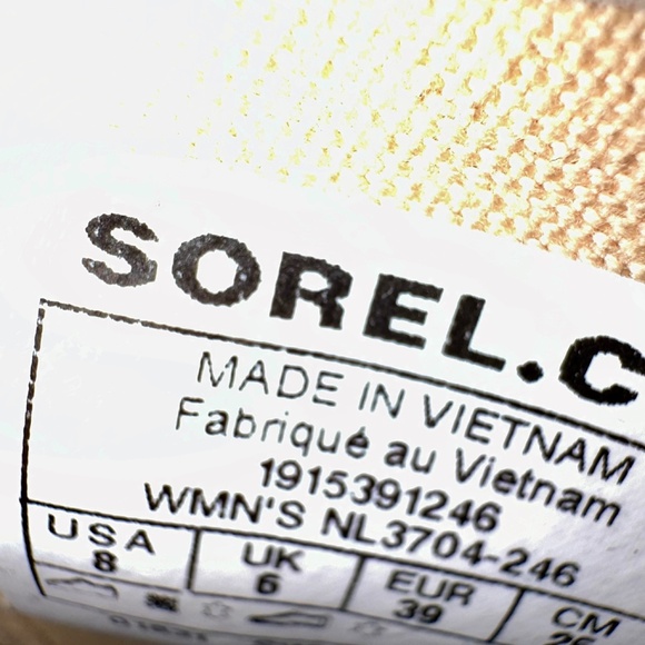 SOREL Lennox Waterproof Hiker Boot - Tan- Size 8 - EUC! - Picture 9 of 9